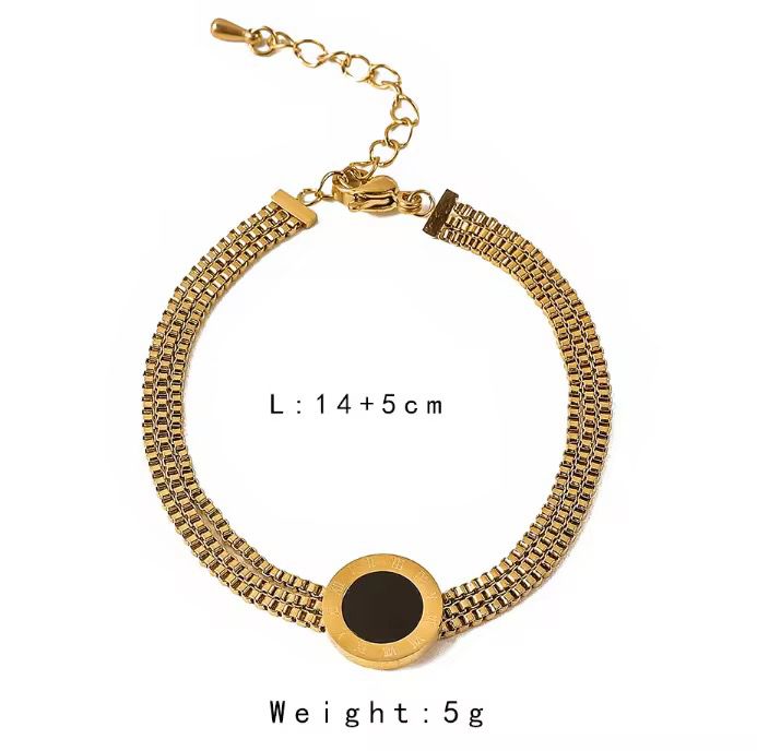 Stainless steel Bvlgari Bracelet✨️🍀♥️