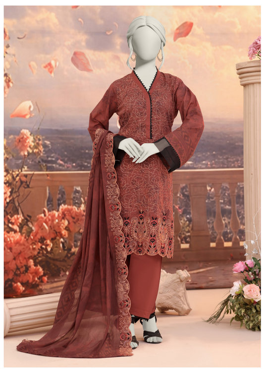 ALMEERAH – LUXCHIC Luxury Unstitched 3pcs Collection