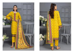 RABEA IDENTIC  Digital Premium Printed 3 Piece 
By SHARIQ TEXTILE