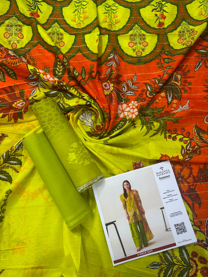 Bonanza Satrangi Olive 3PCs