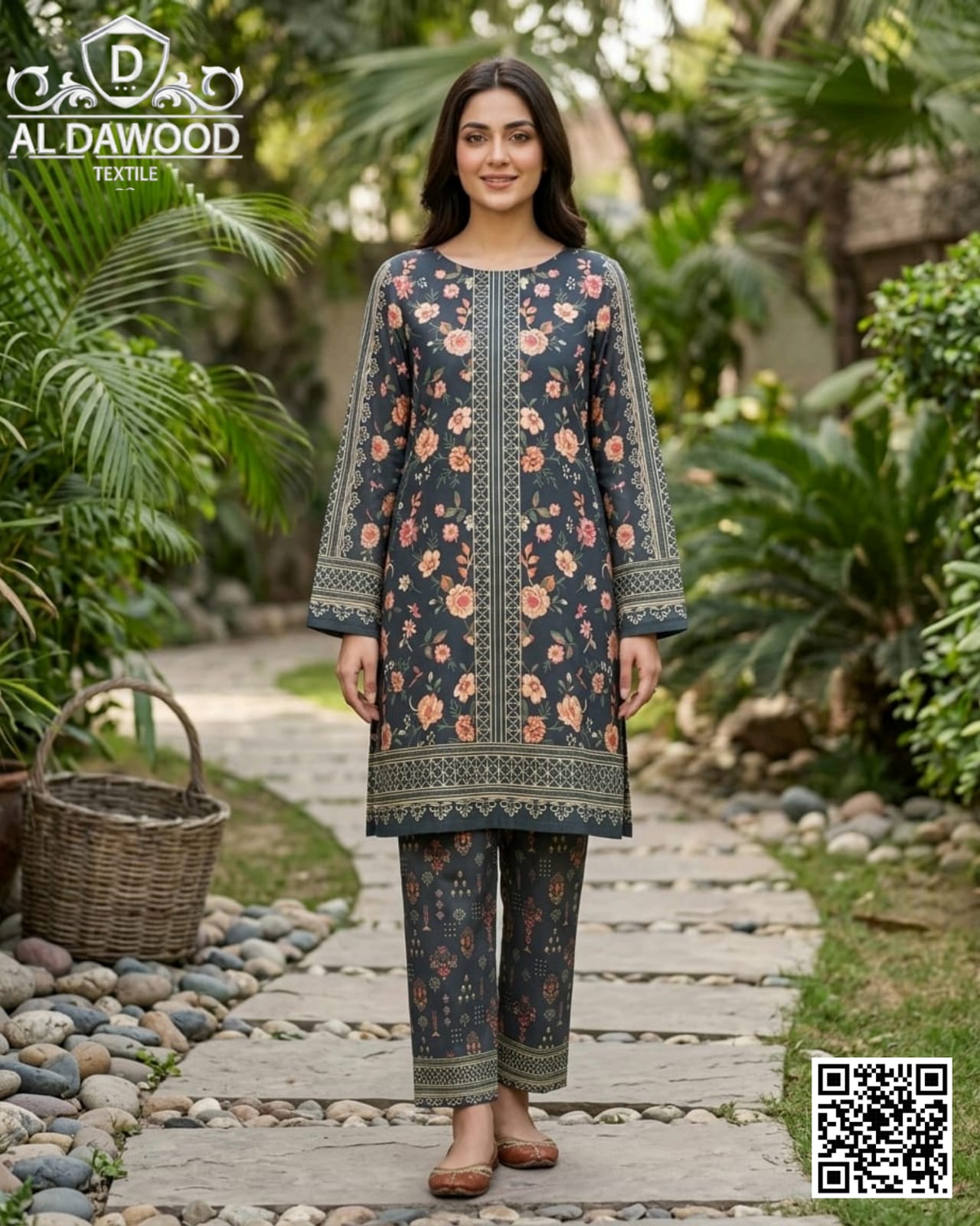 Al Dawood Design #05 Textile (S+T) Unstitched Printed Collection