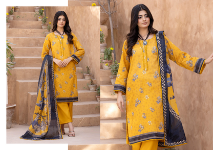 🌿✨ REGALIA TEXTILE – LAWN KARANDI DIGITAL PRINTED COLLECTION 2026 ✨🌿 Design #5