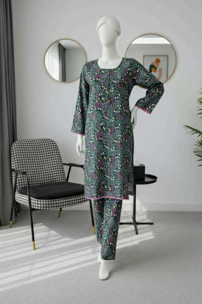 ALMEERAH  Stitched Lawn Cords Set 🔥 – Elegant, Comfortable & Ready to Wear.