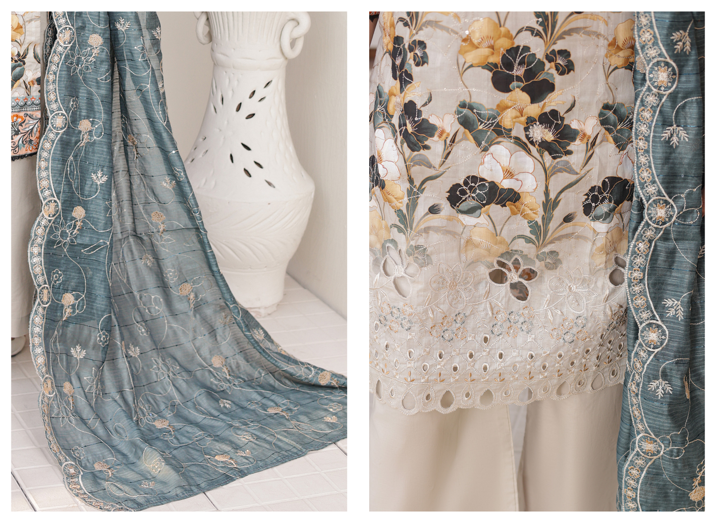 🌸 🌹 MTF – ROSE & VOGUE ✨ Digital Printed Doria Embroidered Laserkari Cotton 2025
Collection ✨