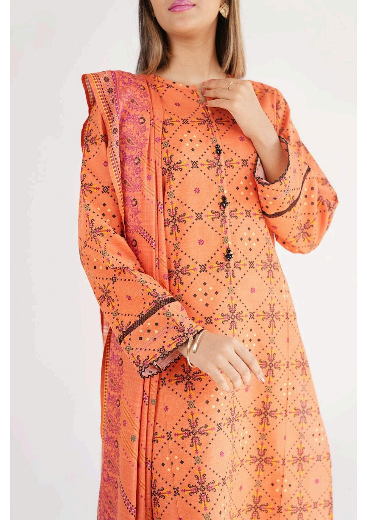 Saya 100% Original Cotton Khaddar 3P