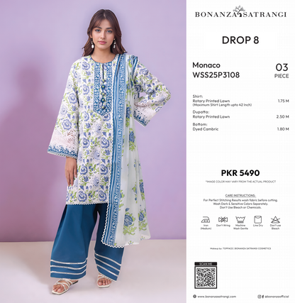 Bonanza Satrangi 100% Original in Wholesale Prices 🤫❤️ Pure Unstitched 3PCs 🔥🤝🥳