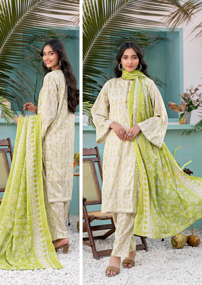 Zesh Unstitched Lawn 3 Piece 100% Original 🔥❤️