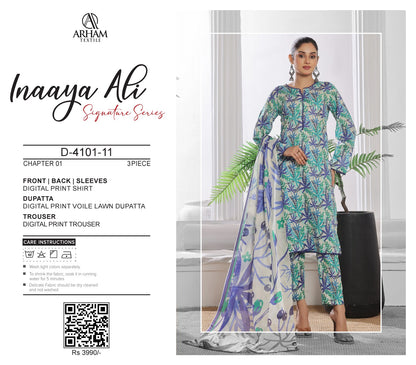 Inaaya Ali By ARHAM TEXTILE 3P
