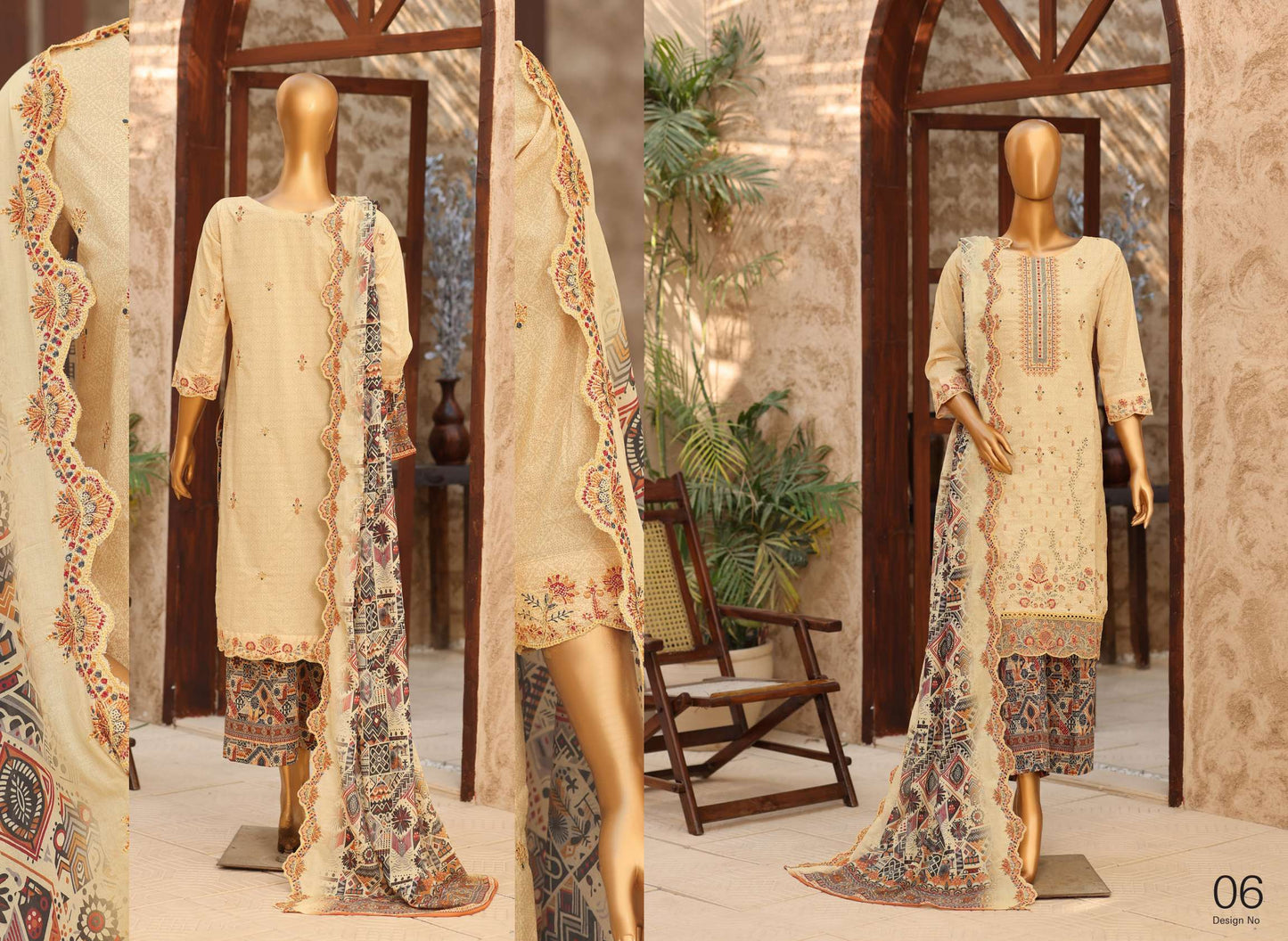 🌸 🌹 MTF – KASHNI ✨ Digital Printed Heavy Embroidered Lawn  2026
Collection ✨