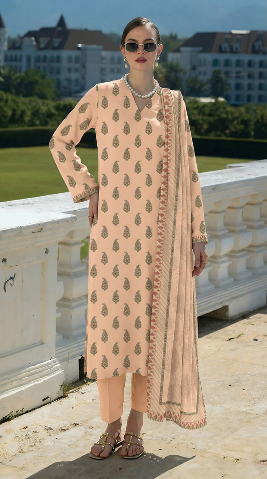 SHANAYA BSF7175 Peach 3Pcs