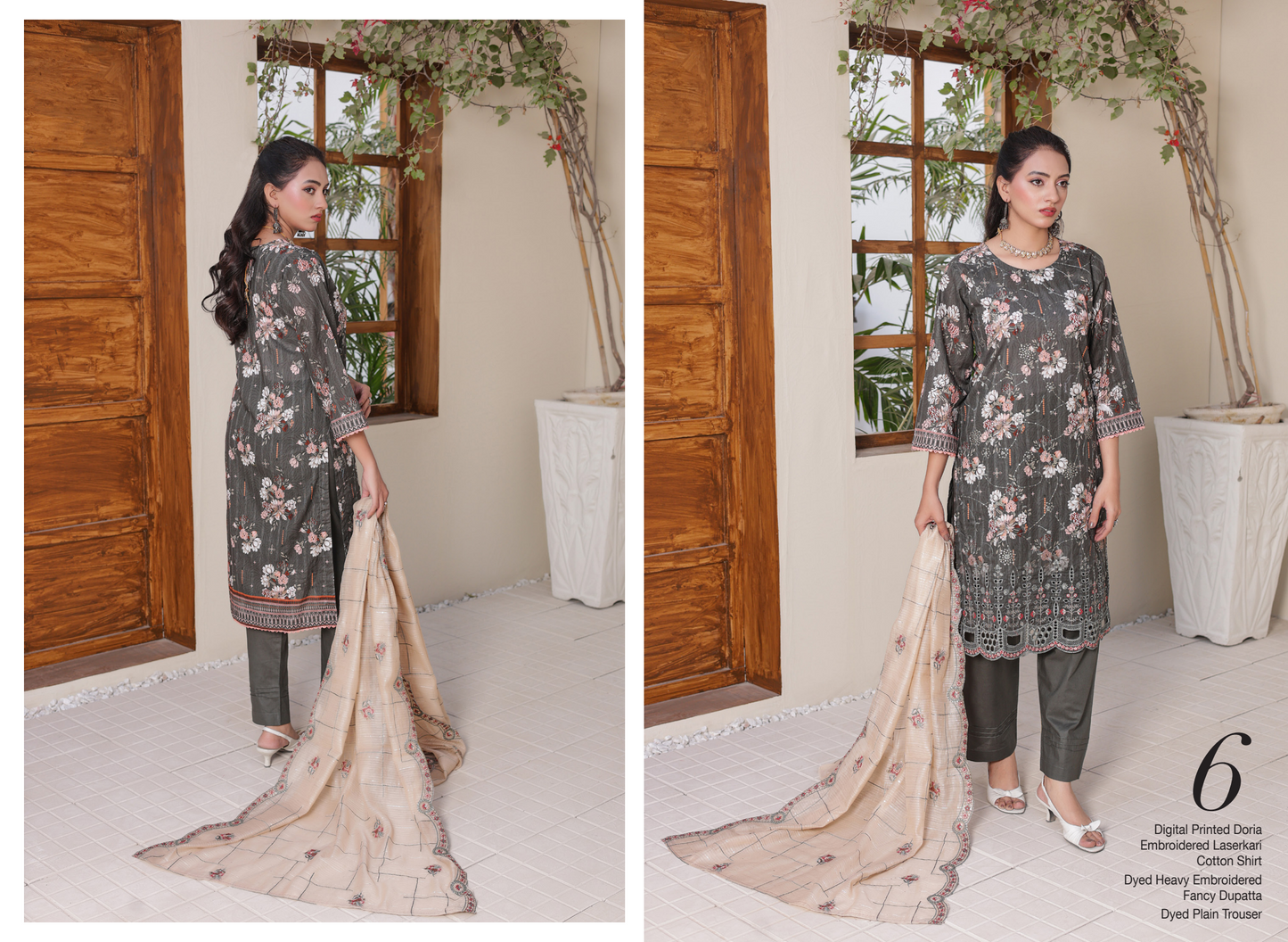 🌸 🌹 MTF – ROSE & VOGUE ✨ Digital Printed Doria Embroidered Laserkari Cotton 2025
Collection ✨