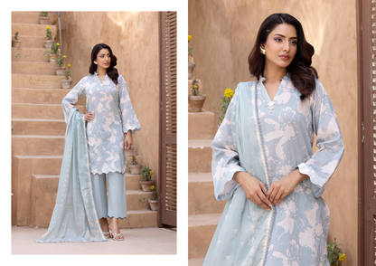 🌿✨ REGALIA TEXTILE – LAWN KARANDI DIGITAL PRINTED COLLECTION 2026 ✨🌿 Design #4