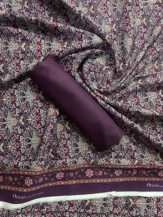 ✨ORIENT 100% ORIGINAL Unstitched Lawn 2 Piece ✨