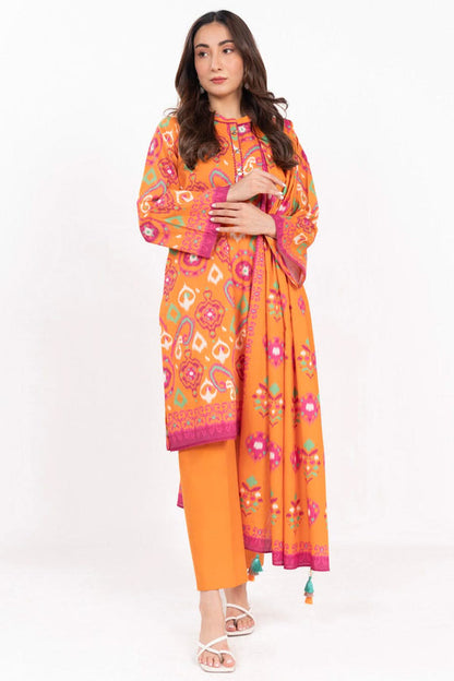 Alkaram Digital Printed Lawn 3 Piece 😉🧡