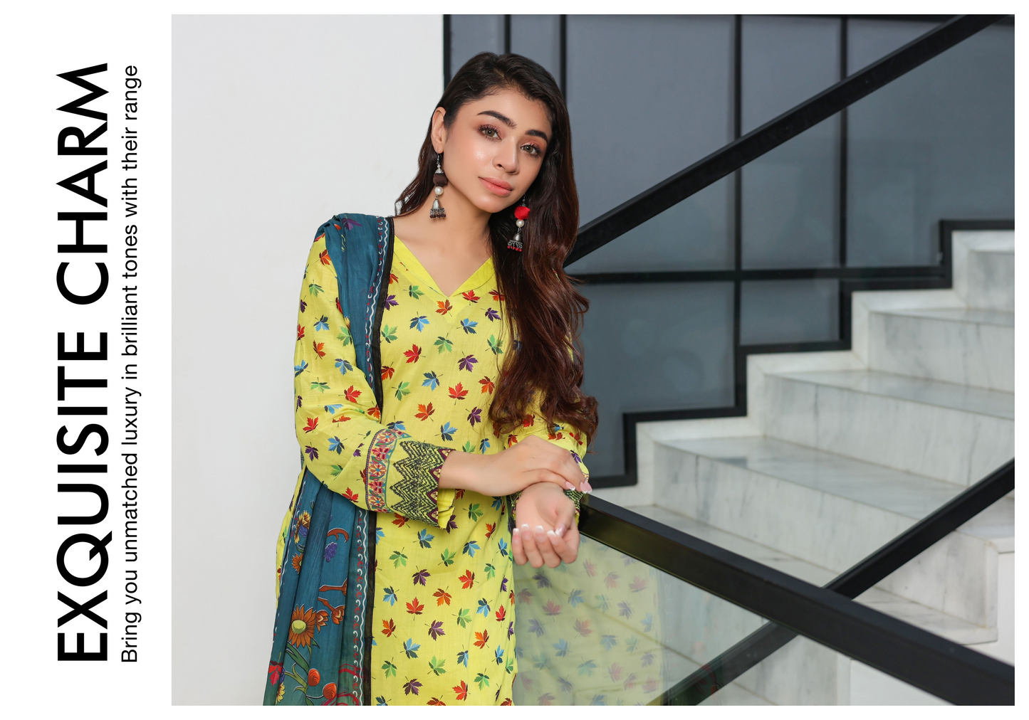 JAWED ARTS ZEBTAN –  3PC UNSTITCHED SUIT Design: 2