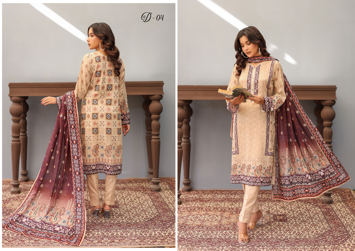 NOOR BANO ORIGINAL LAWN 3P