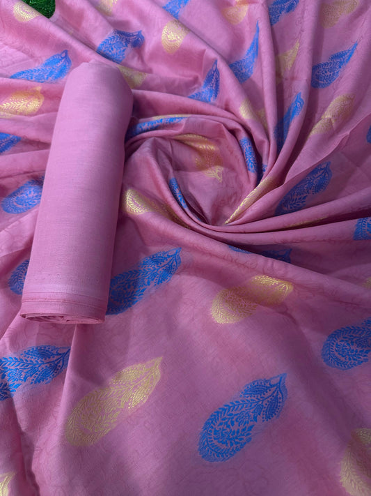 Jacquard PinkBlue Lawn 2 Pcs Collection