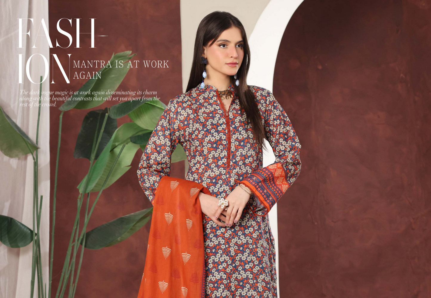 Izhan Magic Premium Digital Printed 3PC Lawn Unstitched Collection Vol.03 - D B0301 07