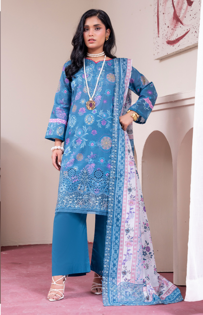 Amaira Pinky Luxury Embroidered Lawn 3 Piece Unstitched Collectionn
