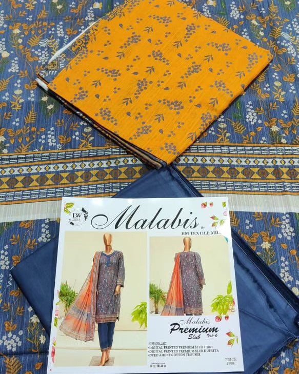 MALABIS PREMIUM SLUB LAWN 3P Vol 06