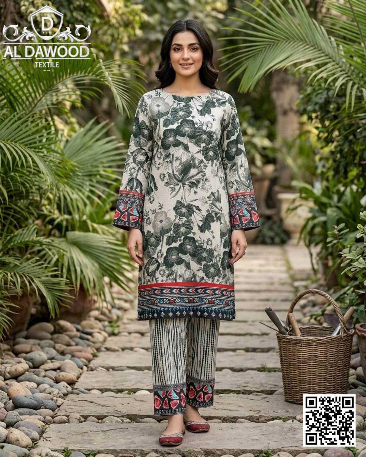 Al Dawood Design #03 Textile (S+T) Unstitched Printed Collection