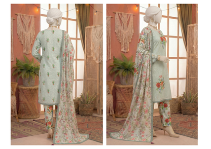 COCO CORDS BY DASTAN Unstitched Original Lawn 3 Piece Collection Designs #10