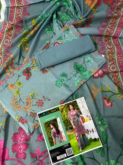🌼 LIMELIGHT BANADORA 3PCS 🌼  2026 ☀️💎 3 Piece Unstitched Lawn 💎
