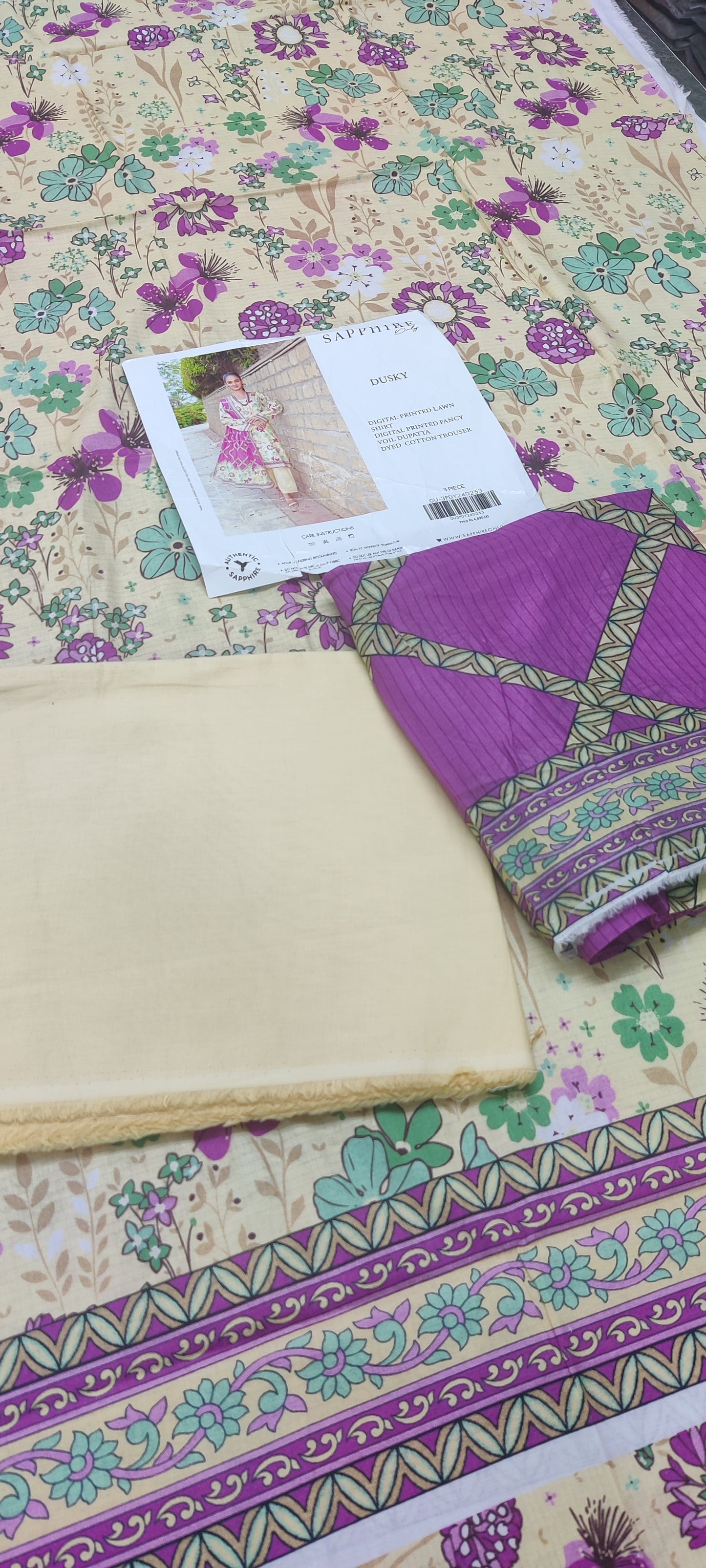 SAPPHIRE DAILY LAWN 3PCS COLLECTION 2026