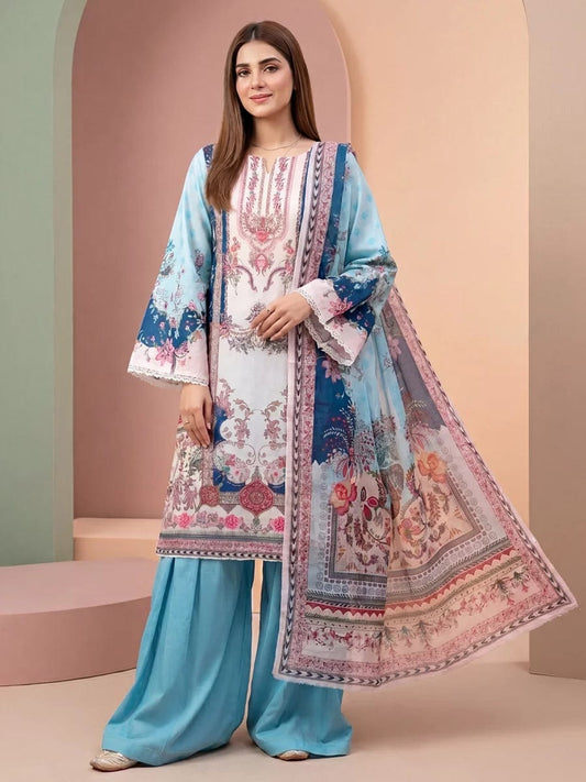 Salitex Eshal (D.C:-SSW8U3P446) 3Pcs Unstitched Printed Lawn Collection