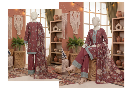 COCO CORDS BY DASTAN Unstitched Original Lawn 3 Piece Collection Designs #3
