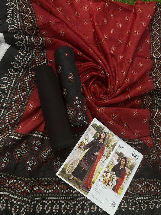 Izhaan MJ D-04 3Pcs Printed
