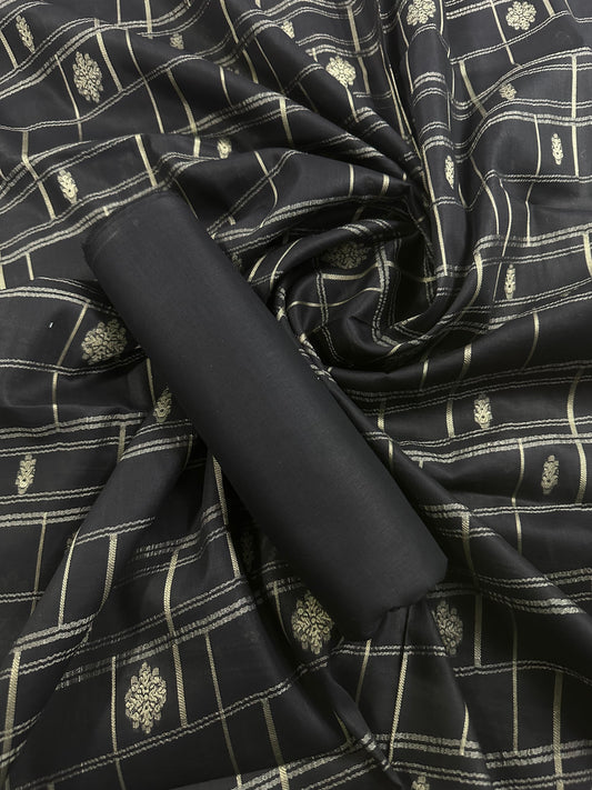 Sana Safinaz Black Jacquard 2 Pcs