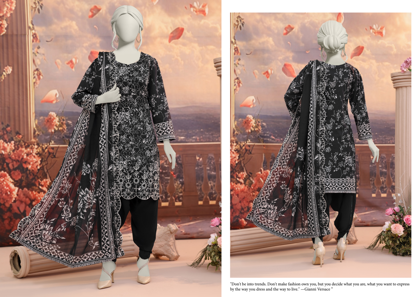 Almeerah Black D -06 Luxchicn Collection