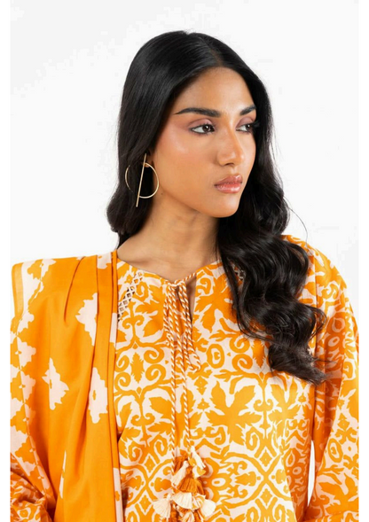 Alkaram 100% Original Cotton Camric 3 Piece 😉🧡 2k25