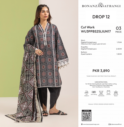 Bonanza Satrangi 100% Original in Wholesale Prices 🤫❤️ Pure Unstitched 3PCs 🔥🤝🥳