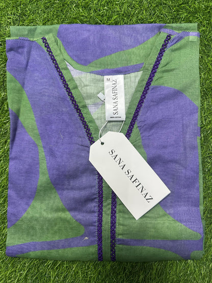 Sana Safinaz Green/Blue Stitched CordSet Collection
