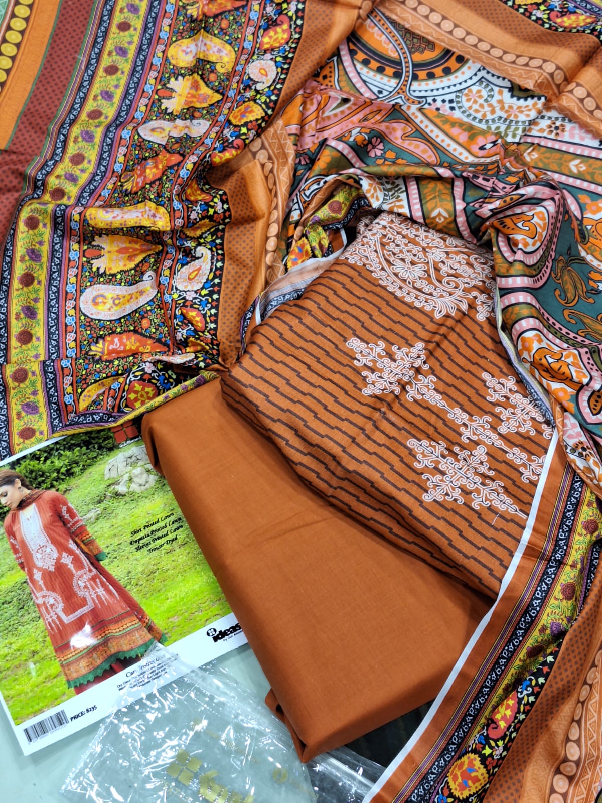 Gulahmed Printed Lawn 3P