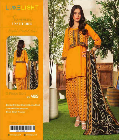 Limelight Chamkee Lawn 3Pcs 🔥