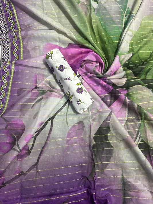 Pure Lawn D-50 (S+D) 2PCs Unstitched Collection