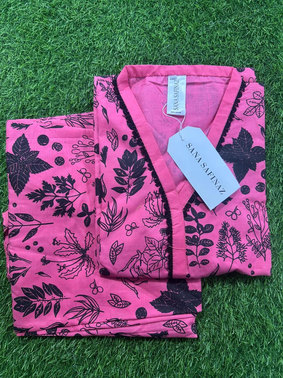 SANASAFINAZ Stitched CORDSET 2PCs Cotton – Ready to Wear