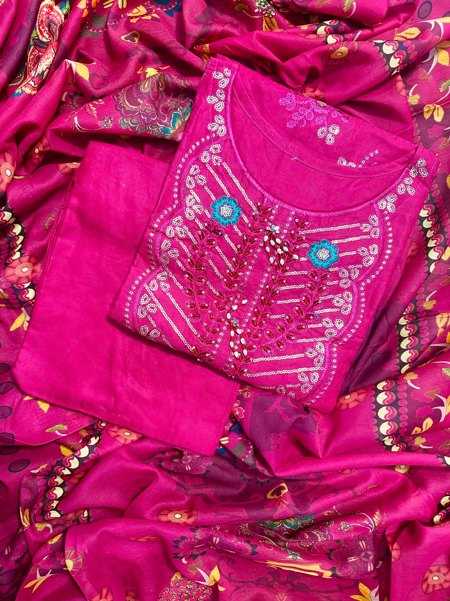 BQ EMBROIDERY STITCHED 3PCS RANDOMLY ANY COLOR/ ANY DESIGN