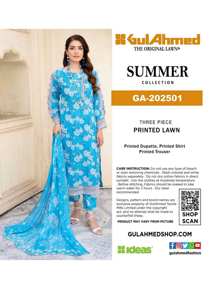 GulAhmed,Khaadi,Zellbury,Ego,Salitex,CrossStitch,Nishat,Firdous,Baroque,Maria.B,Alkaram ,SanaSafinaz Printed Unstitched 3P in 1299🇵🇰🌟