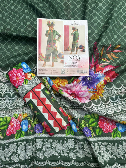 Almeerah - NOA 2 Pcs Unstitched collection Design No 21