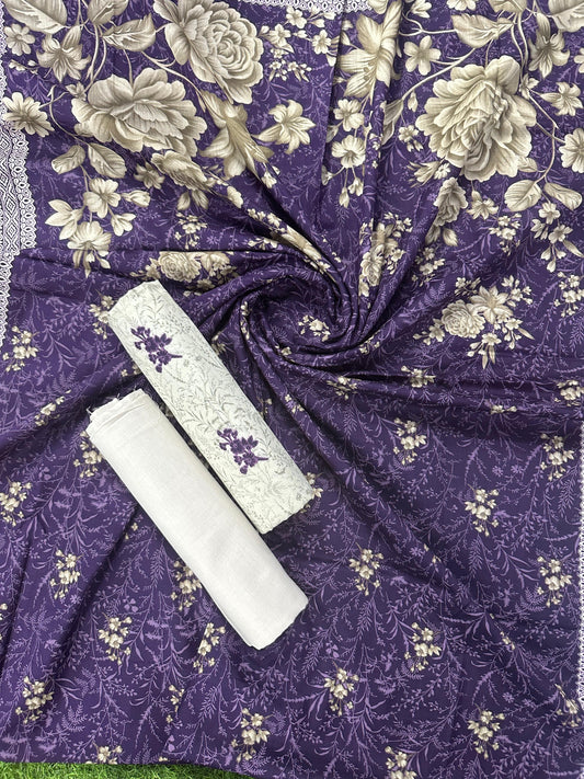 Five Star Classic D-6 – 3PCS Unstitched Lawn Collection