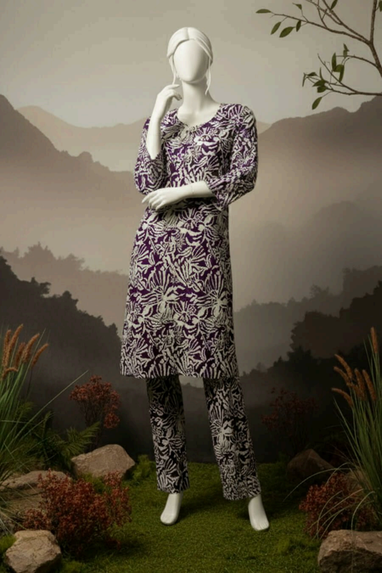 ALMEERAH  Stitched Lawn Cords Set 🔥 – Elegant, Comfortable & Ready to Wear.