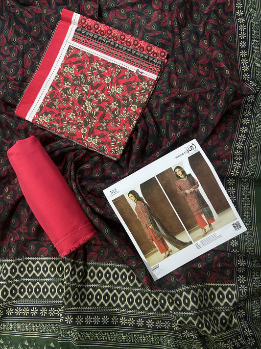 Izhan Magic Premium Digital Printed 3PC Lawn Unstitched Collection Vol.03 - D B0301 10