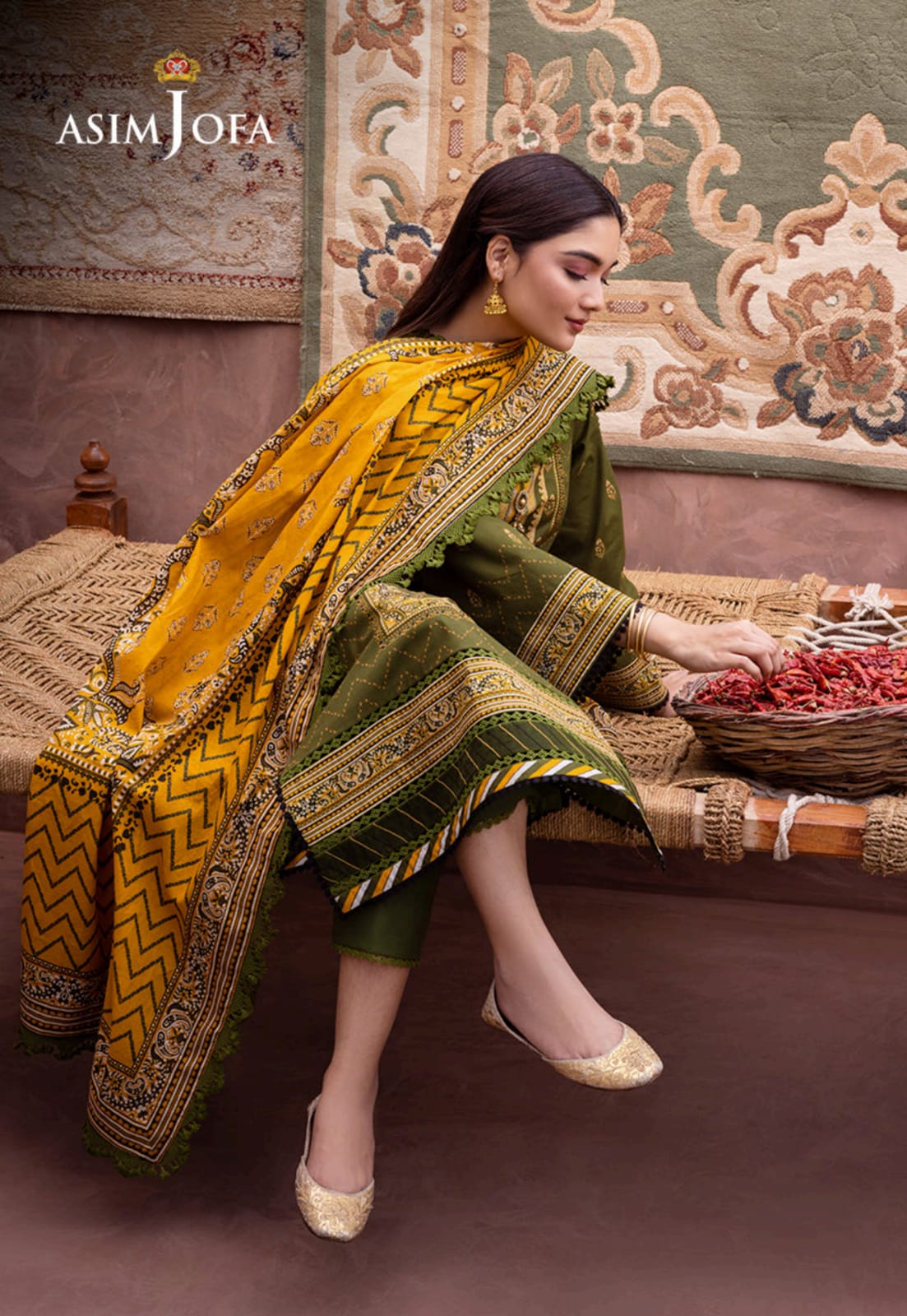 Asim Jofa Premium 3 Piece Unstitched Lawn Collection