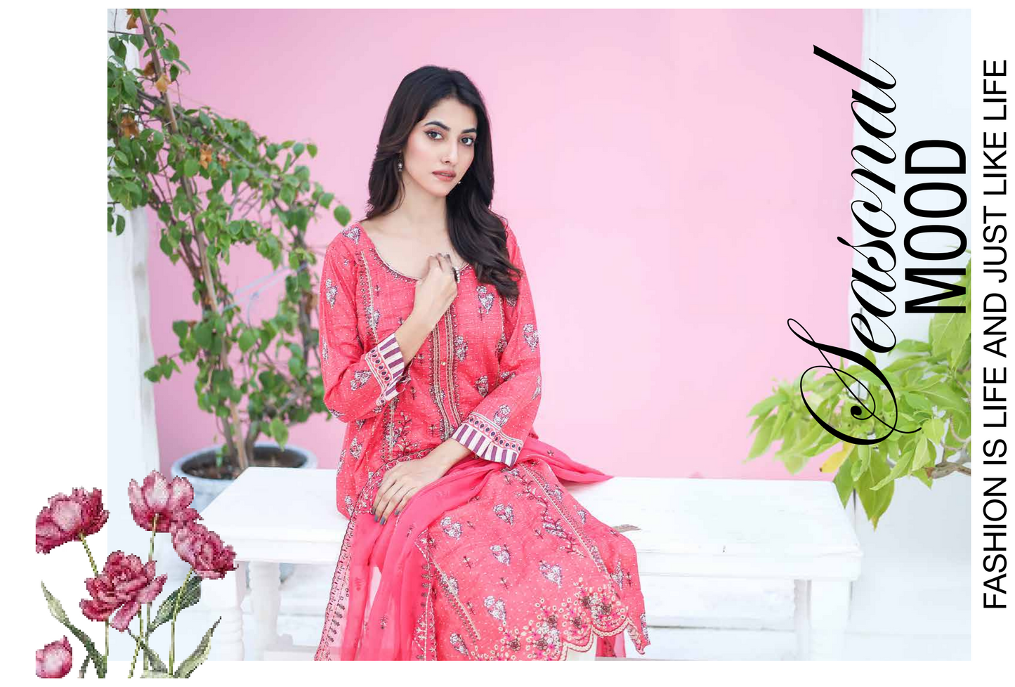 SANASARA EMBROIDED 3P By LEEDS