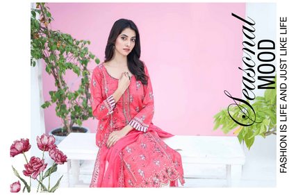 SANASARA EMBROIDED 3P By LEEDS