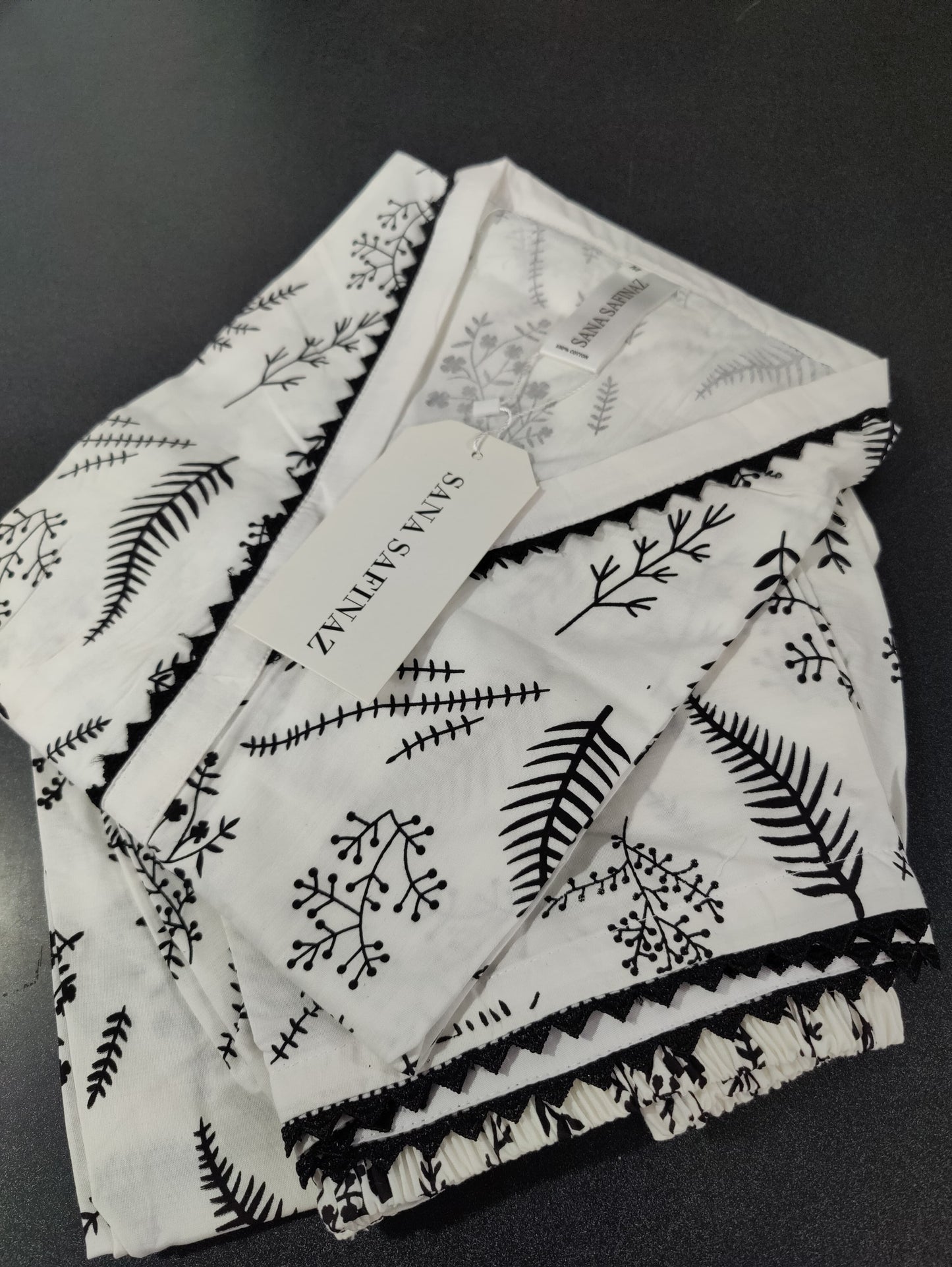 Sanasafinaz DEFECTED Cords Cotton Printed Stitched 2P